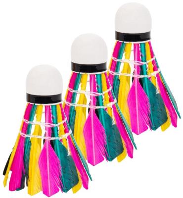 Opakowanie Lotka badminton z piór kolor 3 sztuki