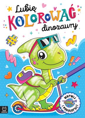 Okładka książki Lubię kolorować dinozaury