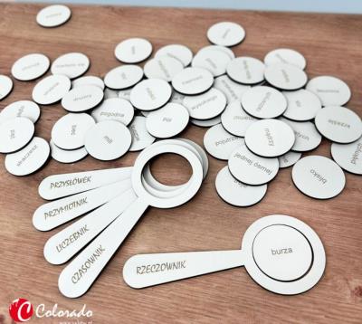 Opakowanie Lupa części mowy cz.1