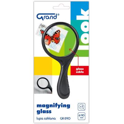 Lupa szklana 90mm GRAND. Wydawca: Grand. SmakLiter.pl Opakowanie Lupa szklana 90mm GRAND