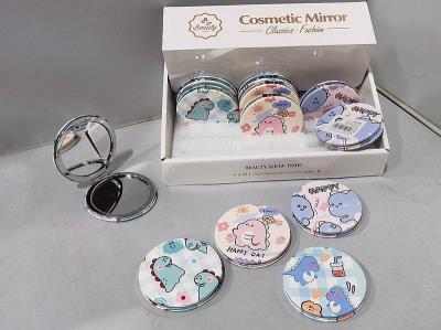 Opakowanie Lusterko dwustronne dinozaury (12szt)