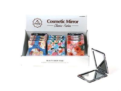 Opakowanie Lusterko dwustronne kwiaty (12szt)