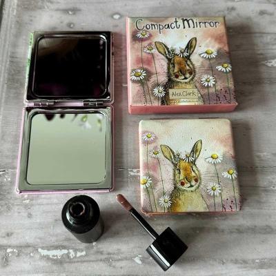 Opakowanie Lusterko w pudełku Królik i stokrotki