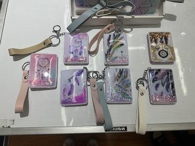 Opakowanie Lusterko z płynnym brokatem i przywieszką (12szt)