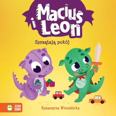 Okładka książki Maciuś i Leon sprzątają pokój