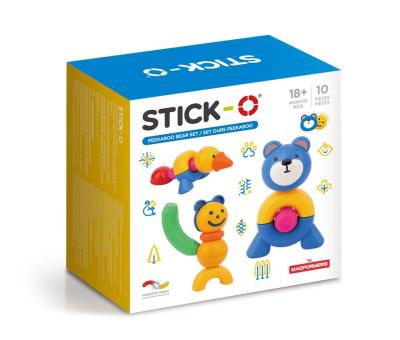 Magformers Stick-O Zestaw z niedźwiedziem 10el. Wydawca: MAGFORMERS. SmakLiter.pl Opakowanie Magformers Stick-O Zestaw z niedźwiedziem 10el
