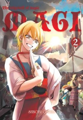 Magi: Labirynth of Magic 02. Autor: Shinobu Ohtaka. SmakLiter.pl Okładka książki Magi: Labirynth of Magic 02