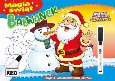 Magia świąt. Bałwanek. Autor: Aleksandra Panek. SmakLiter.pl Okładka książki Magia świąt. Bałwanek