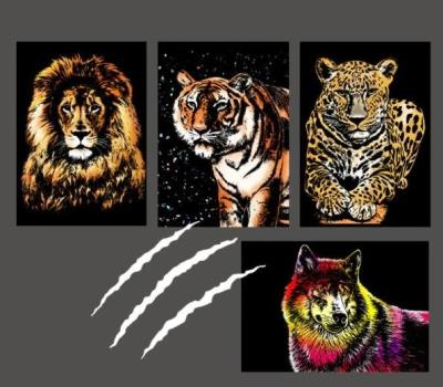 Opakowanie Magiczna Zdrapka - 4w1 Dzikość 21x30cm