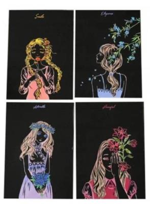 Opakowanie Magiczna Zdrapka 4w1 - Piękno 20x14cm