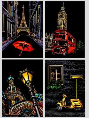 Opakowanie Magiczna Zdrapka 4w1 - Róg ulicy 21x30cm