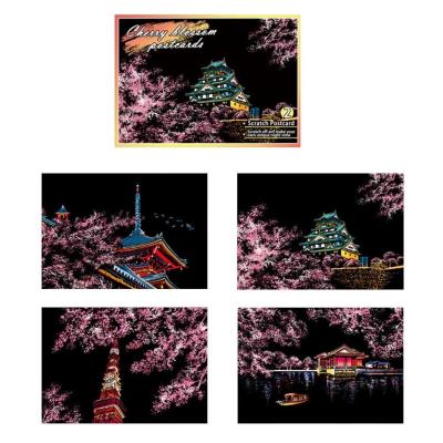 Opakowanie Magiczna Zdrapka 4w1 - Sakura 20x14cm