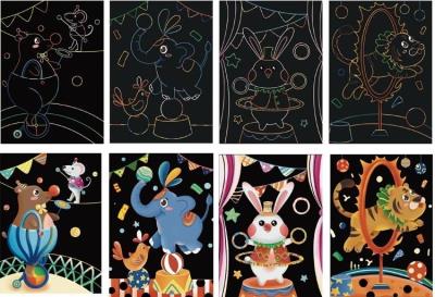 Opakowanie Magiczna Zdrapka - Grupa cyrkowa 21x29,5cm