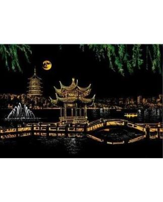 Opakowanie Magiczna Zdrapka - Jezioro West Lake 40,5x28,5cm