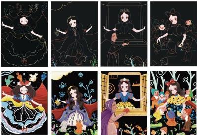 Opakowanie Magiczna Zdrapka - Królewna Śnieżka 21x29,5cm