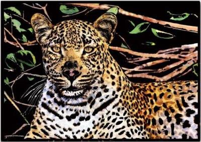 Opakowanie Magiczna Zdrapka - Leopard 40,5x28,5cm