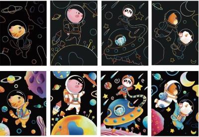 Opakowanie Magiczna Zdrapka - Magiczna przestrzeń 21x29,5cm