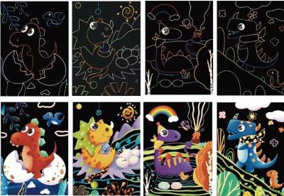 Opakowanie Magiczna Zdrapka - Mały dinozaur 21x29,5cm