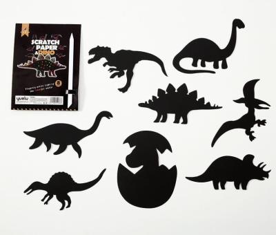 Opakowanie Magiczna Zdrapka Seria dinozaurów 8w1