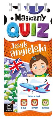 Okładka książki Magiczny quiz. Język angielski. Spirala