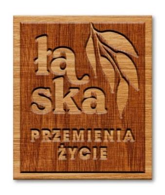 Opakowanie Magnes drewniany - Łaska