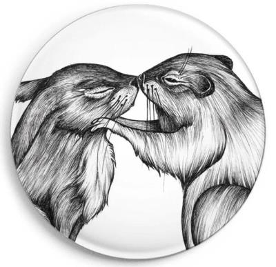 Magnes Królik i bóbr. Wydawca: Ligarti. SmakLiter.pl Opakowanie Magnes Królik i bóbr