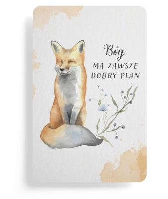 Magnes na lodówkę - Bóg ma zawsze dobry plan. Wydawca: Szaron. SmakLiter.pl Opakowanie Magnes na lodówkę - Bóg ma zawsze dobry plan