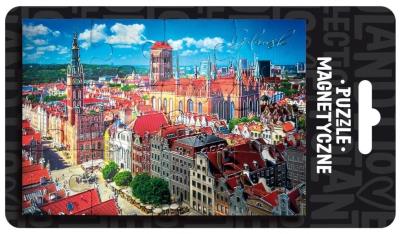 Opakowanie Magnes puzzle Gdańsk ILP-MAG-PUZZ-GD-02