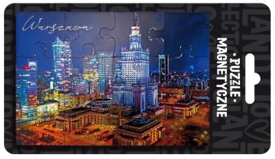 Opakowanie Magnes puzzle Warszawa ILP-MAG-PUZZ-WAR-01