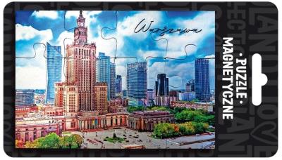 Opakowanie Magnes puzzle Warszawa ILP-MAG-PUZZ-WAR-02