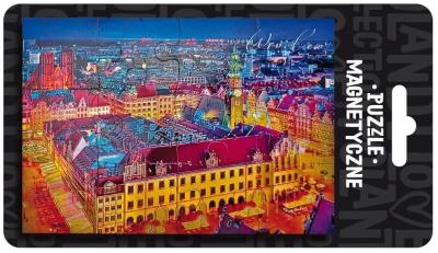 Opakowanie Magnes puzzle Wrocław ILP-MAG-PUZZ-WR-01