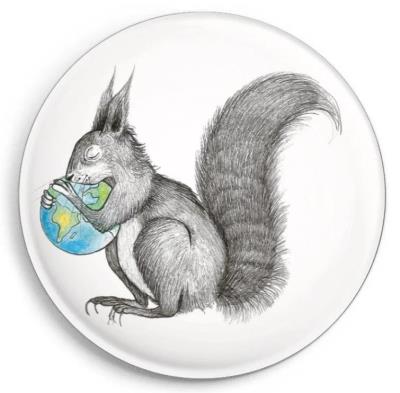 Opakowanie Magnes Wiewiórka Świat