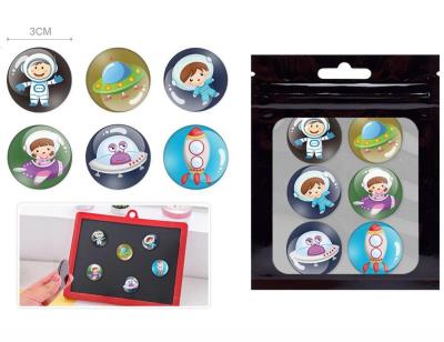 Opakowanie Magnesy kosmonauci 3cm 6szt