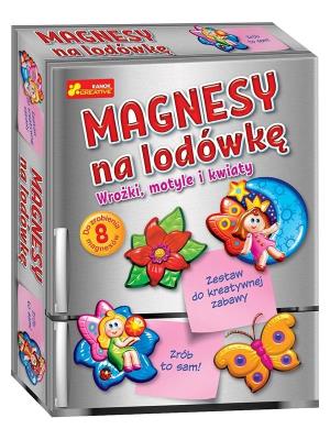 Okładka książki Magnesy na lodówkę - Wróżki motyle i kwiaty