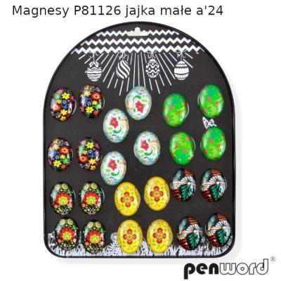 Opakowanie Magnesy świąteczne pisanki małe 24szt