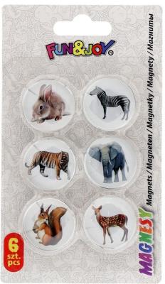 Opakowanie Magnesy szklane do tablic zwierzęta