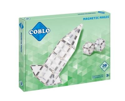 Opakowanie Magnetyczne klocki konstrukcyjne Transparent 20el.