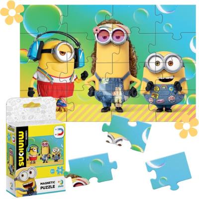 Opakowanie Magnetyczne puzzle Minionki