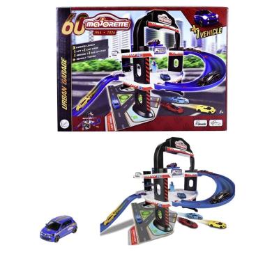 Majorette 60-lecie Miejski garaż + pojazd. Wydawca: Majorette. SmakLiter.pl Opakowanie Majorette 60-lecie Miejski garaż + pojazd