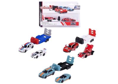 Opakowanie Majorette Porsche z przyczepką mix