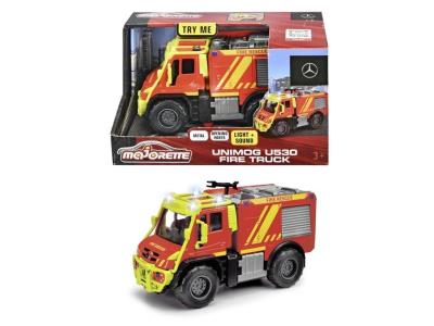 Majorette Straż pożarna Unimog 13cm. Wydawca: Majorette. SmakLiter.pl Opakowanie Majorette Straż pożarna Unimog 13cm
