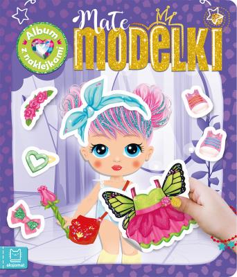 Okładka książki Małe modelki. Album z naklejkami