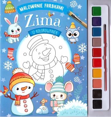 Okładka książki Malowane farbami. Zima