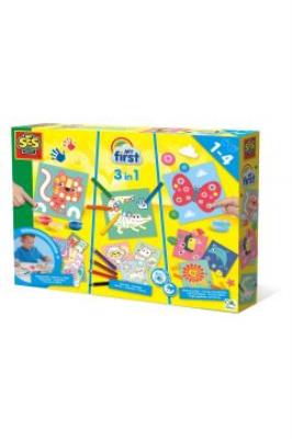 Malowanie palcami 3w1. Wydawca: SES Creative. SmakLiter.pl Opakowanie Malowanie palcami 3w1