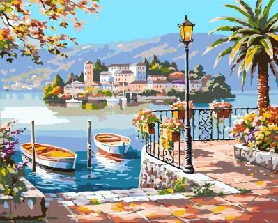 Opakowanie Malowanie po numerach 40x50 Przystań