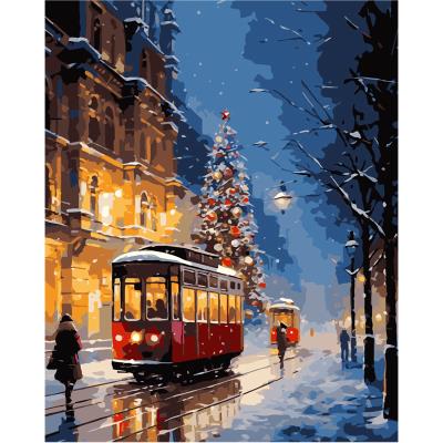 Opakowanie Malowanie po numerach 40x50 Tramwaj