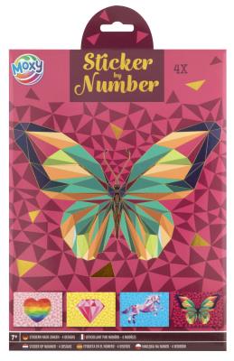 Opakowanie Malowanie po numerach A4 mix