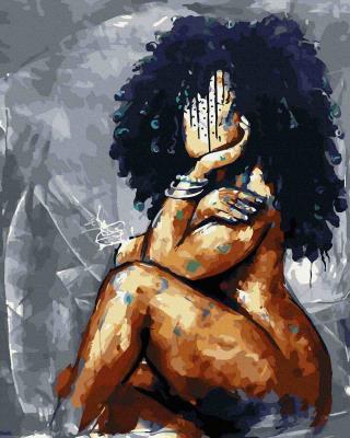 Opakowanie Malowanie po numerach Afrykanka