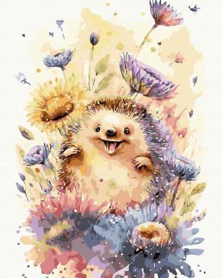 Opakowanie Malowanie po numerach - Akwarelowy jeż 40x50 cm