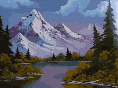 Opakowanie Malowanie po numerach - Alpy po zmroku 30x40cm